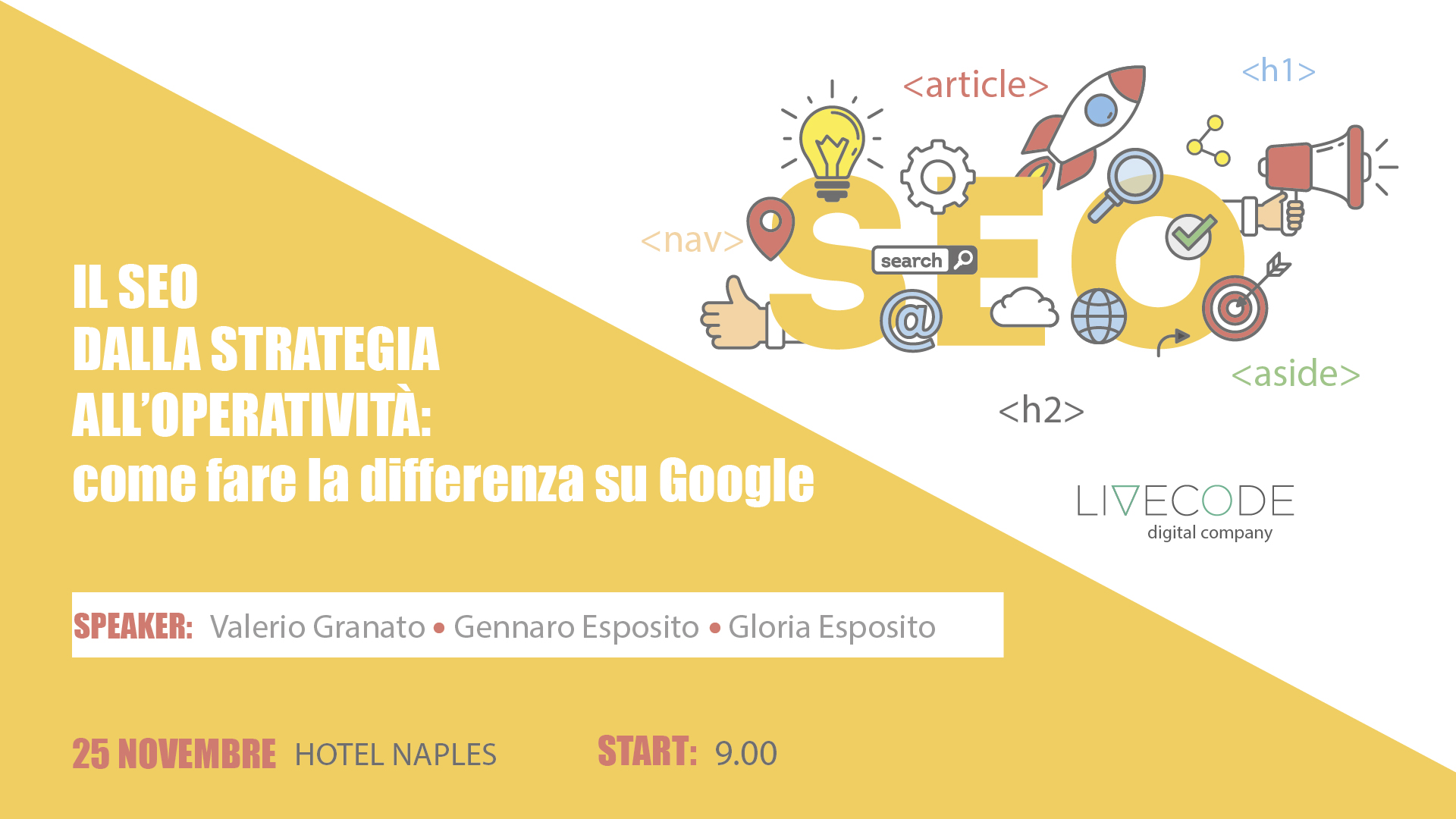 Corso SEO Napoli – Per avere un sito ben posizionato sui motori di ricerca